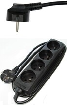 PRZEDŁUŻACZ ELEKTRYCZNY 4 GNIAZDA Z UZIEMIENIEM 1,5M VOREL 72620