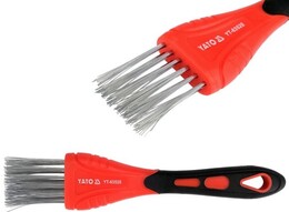 PĘDZEL ŚCIERNY STALOWY DWURZĘDOWY DO USUWANIA RDZY 200MM YATO YT-63520 