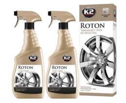 2x ŚRODEK PŁYN DO MYCIA CZYSZCZENIA FELG ALUMINIOWYCH KRWAWA FELGA 700ml K2 ROTON G167