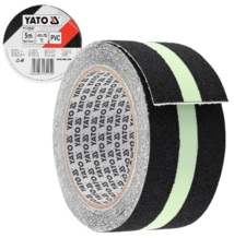 TAŚMA KLEJĄCA ANTYPOŚLIZGOWA Z PASKIEM ODBLASKOWYM PVC 50mm 5m YATO YT-72507